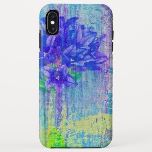 Bloem in blauwe viooltje Case-Mate iPhone case (Achterkant)