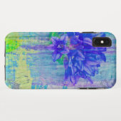 Bloem in blauwe viooltje Case-Mate iPhone case (Achterkant (horizontaal))