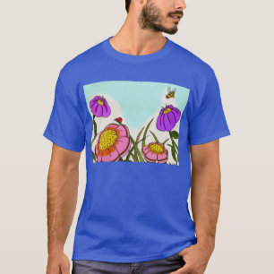 Bloem in de baarmoeder t-shirt