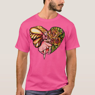 Bloem in de tuin t-shirt