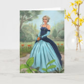 "Bloem in de tuin" Wenskaart Kaart (Gele Bloem)