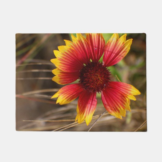 Bloem in de wind deurmat (Voorkant)