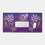 Bloem in de woestijn bureaumat (Keyboard & Muis)