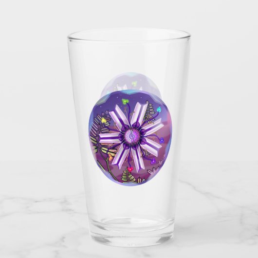 Bloem in de woestijn glas (Voorkant)