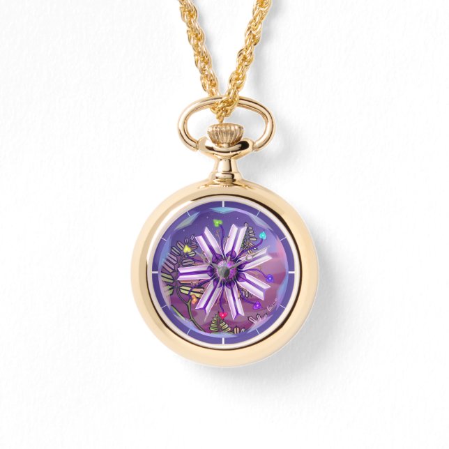 Bloem in de woestijn horloge (Voorkant)