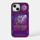 Bloem in de woestijn iPhone 15 case (Achterkant)