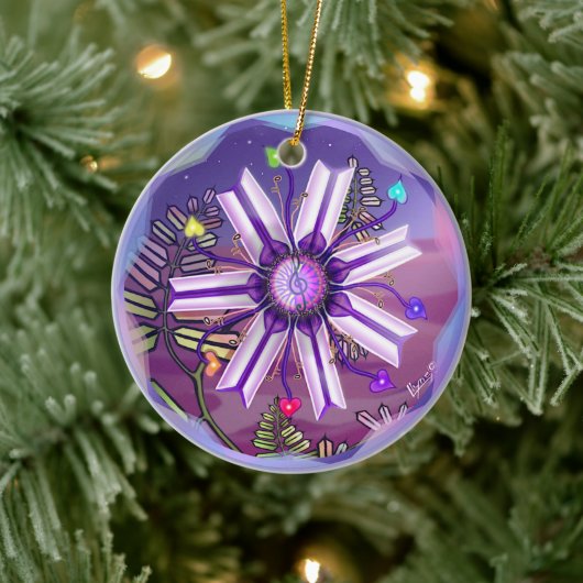 Bloem in de woestijn keramische ornament (Boom)