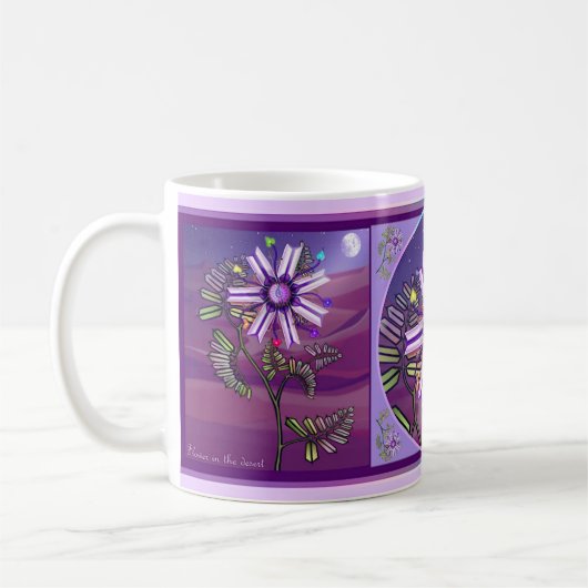 Bloem in de woestijn koffiemok (Links)