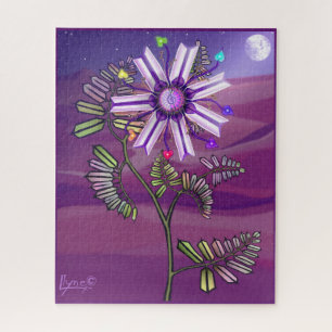 Bloem in de woestijn legpuzzel