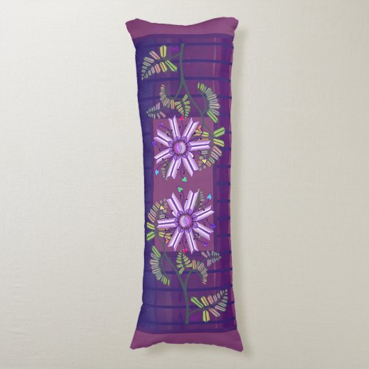 Bloem in de woestijn lichaamskussen (Voorkant Verticaal)