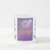 Bloem in de woestijn matglas koffiemok (Center)