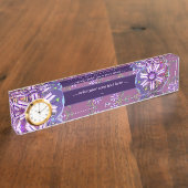 Bloem in de woestijn naambordje (Zijkant)