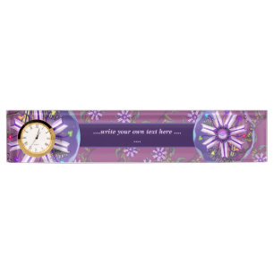 Bloem in de woestijn naambordje