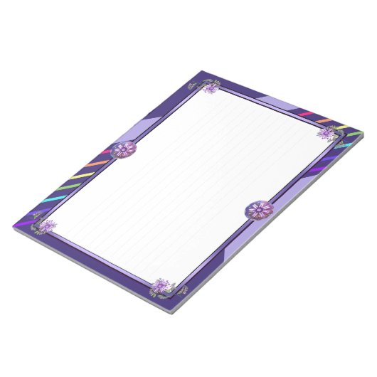 Bloem in de woestijn notitieblok (Schuin)