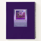 Bloem in de woestijn notitieboek (Achterkant)