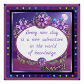 Bloem in de woestijn perfect poster (Voorkant)