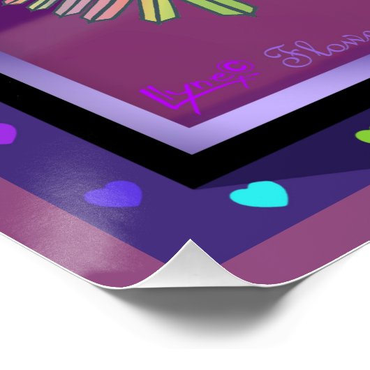 Bloem in de woestijn perfect poster (Hoek)