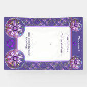 Bloem in de woestijn spandoek (Horizontaal)