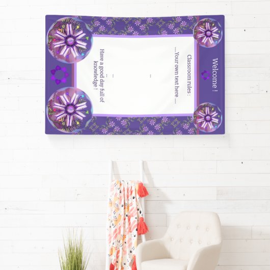 Bloem in de woestijn spandoek (Insitu)