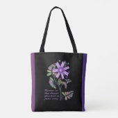 Bloem in de woestijn tote bag (Achterkant)