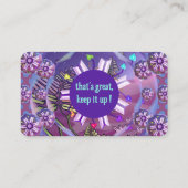 bloem in de woestijn visitekaartje (Achterkant)