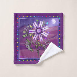 Bloem in de woestijn washandje