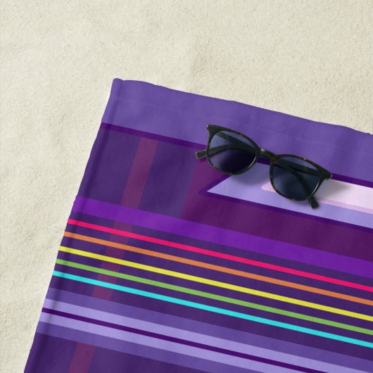 Bloem in de woestijnhanddoek strandlaken (In situ)