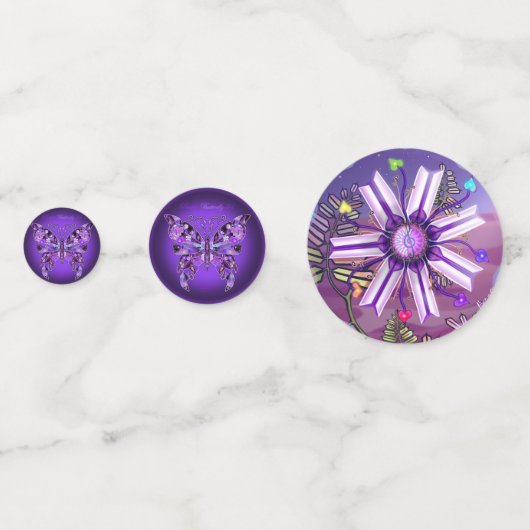 Bloem in de woestijnvlinder 31 Confetti (Voorkanten)