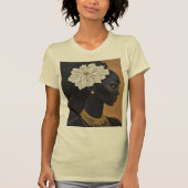 Bloem in het haar t-shirt (Voorkant)