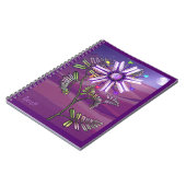 Bloem in het Notitieboek van de woestijnwervelfoto (Linkerzijde)