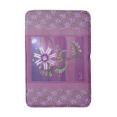 Bloem in het woestijnbad badmat (Voorkant Verticaal)