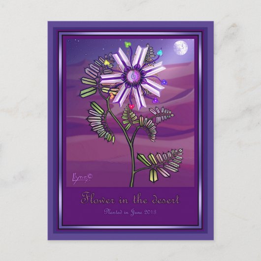 Bloem in het woestijnBriefkaart Briefkaart (Voorkant)