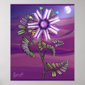 Bloem in het woestijnPoster Poster (Voorkant)