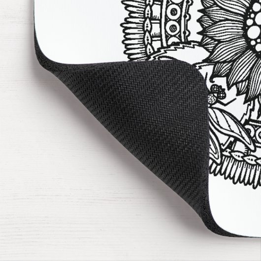 Bloem in Mandala Muismat (Hoek)