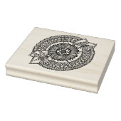 Bloem in Mandala Rubberstempel (Stempel)