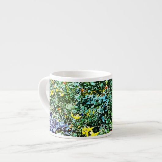 Bloem in Monet's tuin Espresso Kop (Links)