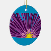 Bloem in olie keramisch ornament (Rechts)