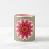 Bloem in roze mok (Midden)