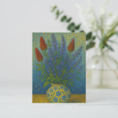 Bloem in vaas Briefkaart (Staand voorkant)
