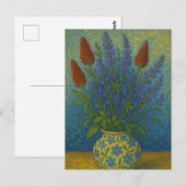 Bloem in vaas Briefkaart (Voorkant / Achterkant)