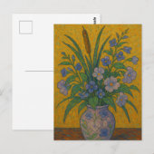 Bloem in vaas Briefkaart (Voorkant / Achterkant)