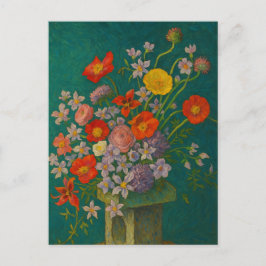 Bloem in vaas Briefkaart