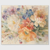 Bloem in vaas cadeaupapier (Vlak)