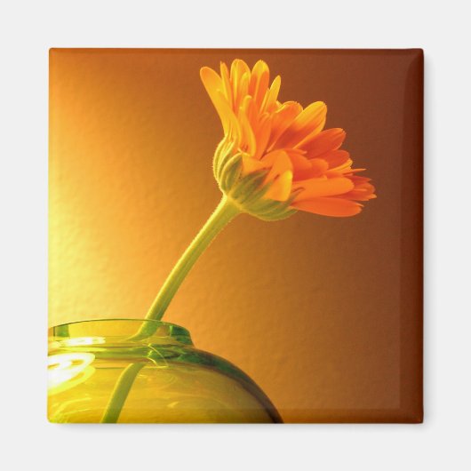 Bloem in vaas magneet (Voorkant)