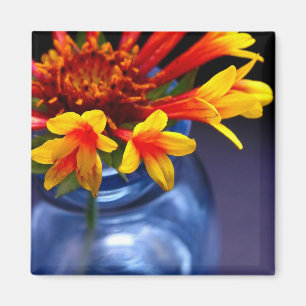 Bloem in vaas magneet
