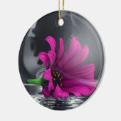 Bloem in Vaasornament Keramisch Ornament (Links)