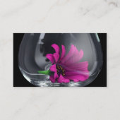 Bloem in Vase-Visitekaartje Visitekaartje (Achterkant)