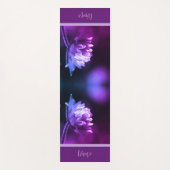 Bloem in zonlicht gepersonaliseerd yogamat (Voorkant)