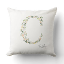 Bloem INITIAL "C" Zachte Kleuren Weiland NAAM Mode