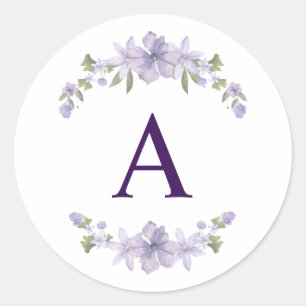 Bloem Initial Sticker Persoonlijk Monogram